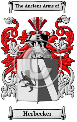 Herbecker Family Crest/Coat of Arms