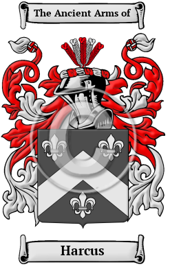 Harcus Family Crest/Coat of Arms