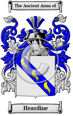 Heardine Family Crest/Coat of Arms