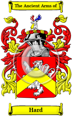 Hard Family Crest/Coat of Arms