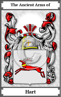 Hart Family Crest Download (JPG)  Book Plated - 150 DPI