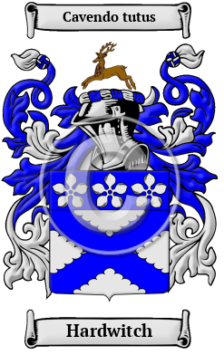 Hardwitch Family Crest/Coat of Arms