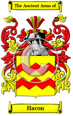 Hacon Family Crest Download (JPG) Heritage Series - 600 DPI