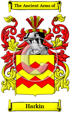 Harkin Family Crest/Coat of Arms