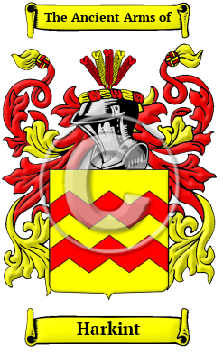 Harkint Family Crest/Coat of Arms