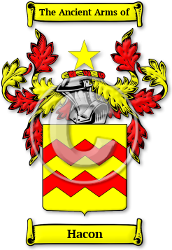 Hacon Family Crest Download (JPG) Legacy Series - 600 DPI