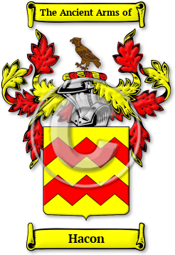Hacon Family Crest Download (jpg) Legacy Series - 150 DPI