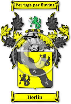 Herlin Family Crest Download (jpg) Legacy Series - 150 DPI