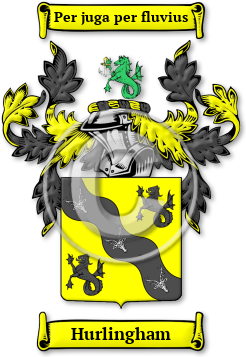 Hurlingham Family Crest Download (jpg) Legacy Series - 150 DPI