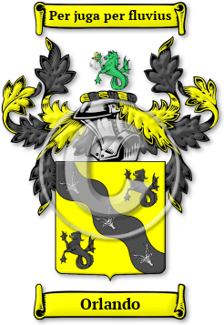 Orlando Family Crest Download (JPG) Legacy Series - 600 DPI