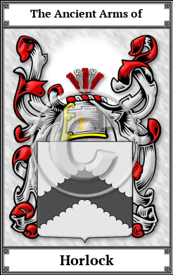 Horlock Family Crest Download (JPG)  Book Plated - 150 DPI