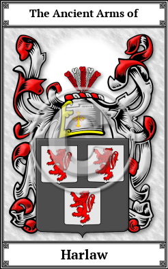Harlaw Family Crest Download (JPG)  Book Plated - 150 DPI