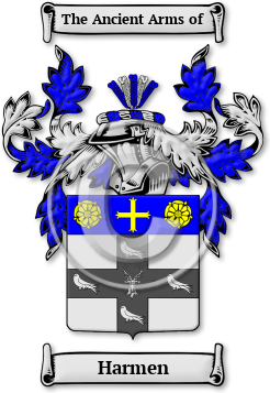 Harmen Family Crest Download (jpg) Legacy Series - 150 DPI