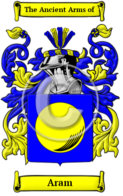 Aram Family Crest/Coat of Arms