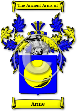Arme Family Crest Download (jpg) Legacy Series - 150 DPI