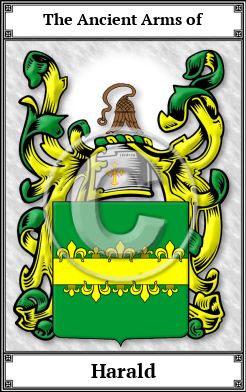 Harald Family Crest Download (JPG)  Book Plated - 150 DPI