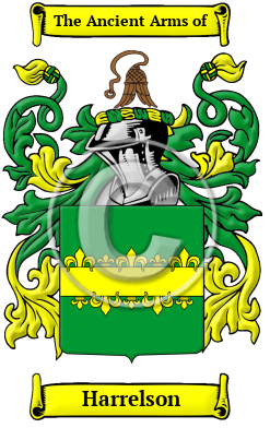 Harrelson Family Crest/Coat of Arms