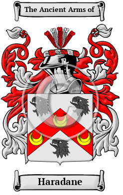 Haradane Family Crest/Coat of Arms