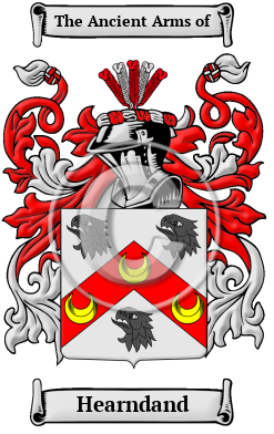 Hearndand Family Crest/Coat of Arms