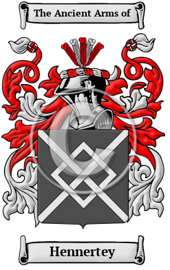 Hennertey Family Crest/Coat of Arms