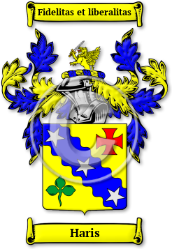 Haris Family Crest Download (jpg) Legacy Series - 150 DPI