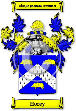 Horey Family Crest Download (JPG) Legacy Series - 600 DPI