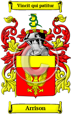 Arrison Family Crest/Coat of Arms