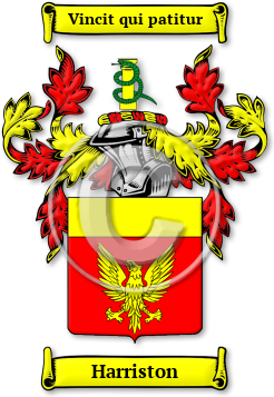 Harriston Family Crest Download (jpg) Legacy Series - 150 DPI