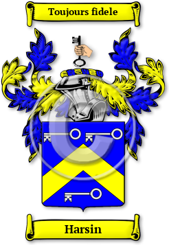 Harsin Family Crest Download (JPG) Legacy Series - 600 DPI
