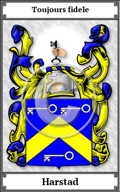 Harstad Family Crest Download (JPG)  Book Plated - 150 DPI