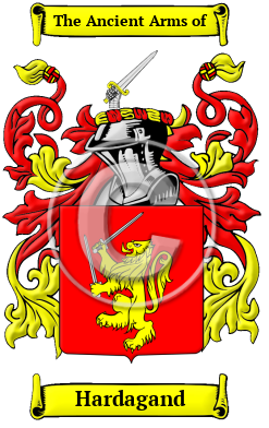 Hardagand Family Crest/Coat of Arms