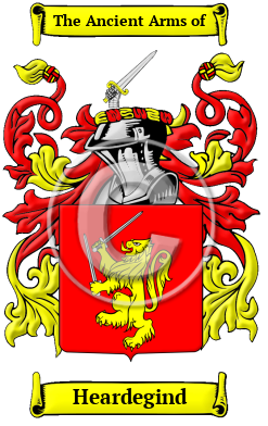 Heardegind Family Crest/Coat of Arms
