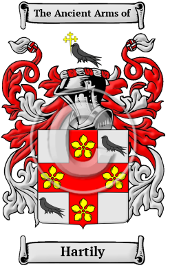 Hartily Family Crest/Coat of Arms