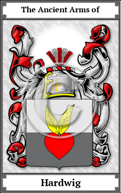 Hardwig Family Crest Download (JPG) Book Plated - 600 DPI