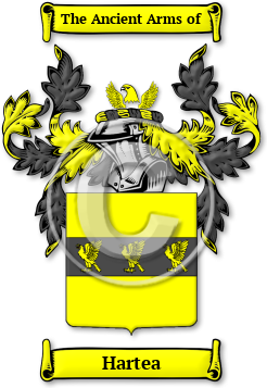 Hartea Family Crest Download (jpg) Legacy Series - 150 DPI