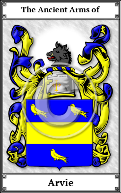 Arvie Family Crest Download (JPG) Book Plated - 300 DPI