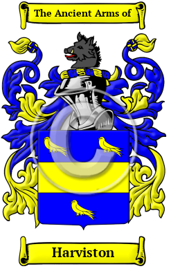 Harviston Family Crest/Coat of Arms