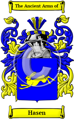 Hasen Family Crest/Coat of Arms