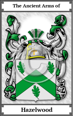 Hazelwood Family Crest Download (JPG)  Book Plated - 150 DPI