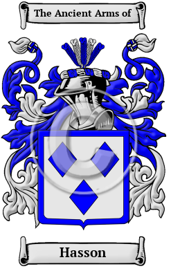 Hasson Family Crest/Coat of Arms