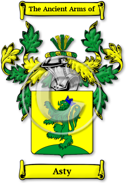 Asty Family Crest Download (jpg) Legacy Series - 150 DPI
