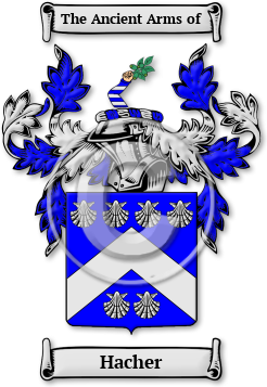 Hacher Family Crest Download (jpg) Legacy Series - 150 DPI
