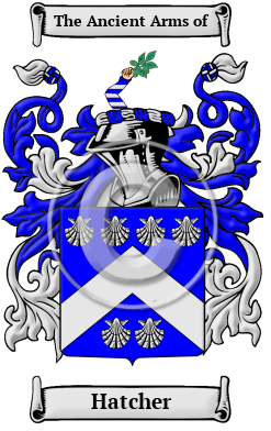 Hatcher Family Crest/Coat of Arms