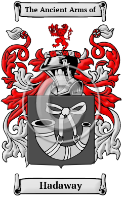 Hadaway Family Crest/Coat of Arms