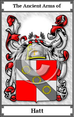 Hatt Family Crest Download (JPG)  Book Plated - 150 DPI