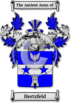 Hertzfeld Family Crest Download (JPG) Legacy Series - 600 DPI