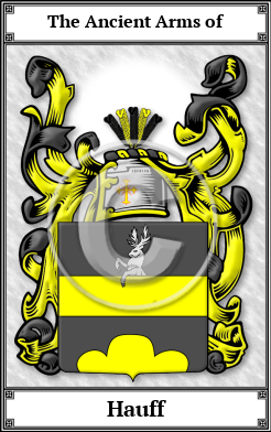 Hauff Family Crest Download (JPG)  Book Plated - 150 DPI