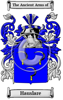 Hauslare Family Crest/Coat of Arms