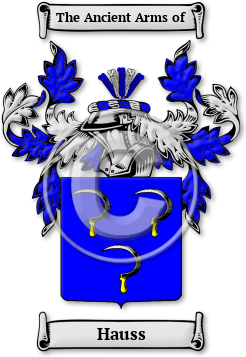 Hauss Family Crest Download (jpg) Legacy Series - 150 DPI