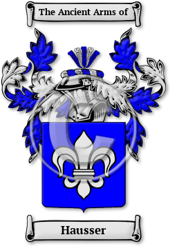 Hausser Family Crest Download (jpg) Legacy Series - 150 DPI